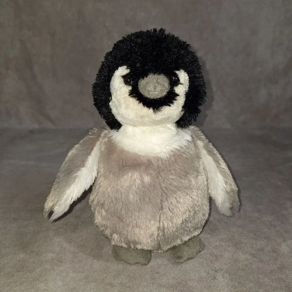 Ganz Webkinz Plush Baby Penguin Grey Black White No Code Stuffed Animal